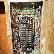 Panel de breakers residencial